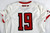 2020 Texas Tech Red Raiders #19 Game Issued White Jersey Womens Soccer M 125