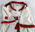 Texas Tech Red Raiders #4 Game Used White Jersey Womens Soccer M 135