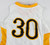 2012-13 Long Beach State 49ers #30 Game Issued P Used White Jersey Basketball 0