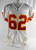 1995 Kansas City Chiefs Ware #62 Game Issued White Jersey 48 151