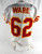 1995 Kansas City Chiefs Ware #62 Game Issued White Jersey 48 151