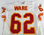 1995 Kansas City Chiefs Ware #62 Game Issued White Jersey 48 151