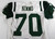 2002 New York Jets Lance Nimmo #70 Game Issued White Jersey 48 154