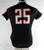 2018 Texas Tech Red Raiders #25 Game Used Black Jersey Womens Soccer S 176