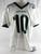 2002 Eastern Michigan Eagles #10 Game Used White Jersey Football 50 219