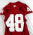 Indiana Hoosiers #48 Game Used Red Jersey Name Plate Rem Football  162