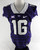 2016 Texas Christian TCU Frogs #16 Game Used Purple Jersey Frogskin Football 4