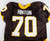 2011-12 Wyoming Cowboys Skyler Hinton #70 Game Used Brown Jersey Football XXL 38