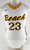 2012-13 Long Beach State 49ers #23 Game Issued P Used White Jersey Basketball 5