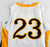 2012-13 Long Beach State 49ers #23 Game Issued P Used White Jersey Basketball 5