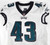 2020 Philadelphia Eagles Kyzir White #43 Game Used White Jersey 42 DP71332