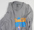 2012-13 New Orleans Hornets Team Issued Grey Long Sleeve Training Shirt LT 85