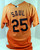 2007-08 Baltimore Orioles Jim Saul #25 Game Used Orange Jersey BP Ext ST 50 556