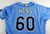 2022 Tampa Bay Rays David Hess #60 Game Used Blue Jersey 46 075