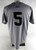 2021 Long Beach State Dirtbags #5 Game Used Grey Jersey Baseball L 681