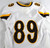 2018 Wyoming Cowboys #89 Game Issued Pos Used White Jersey L 489