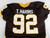 2012 Wyoming Cowboys Tom Harris #92 Game Used Brown Jersey Football XXL 359
