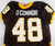 2010s Wyoming Cowboys O.Connor #48 Game Issued Brown Jersey Football L 358
