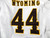 2018 Wyoming Cowboys #44 Game Used White Jersey XL 484