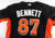 Miami Marlins Bennett #87 Game Used Black Jersey ST BP 46 917