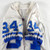 1994 Detroit Lions Ron Rivers #34 Game Used White Jersey 50 982