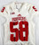 2013 Indiana Hoosiers #58 Game Used White Jersey Football NP Rem L 168