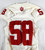 2013 Indiana Hoosiers #58 Game Used White Jersey Football NP Rem L 168