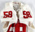 2013 Indiana Hoosiers #58 Game Used White Jersey Football NP Rem L 168