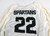 2015 Michigan State Spartans #22 Game Used White Jersey Soccer M 830
