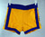 1980s Golden State Warriors Game Issued Yellow Shorts 36 343