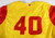 2024 Wisconsin Timber Rattlers #40 Game Issued Yellow Jersey Rescue Hi-Surf 50 1