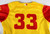 2024 Wisconsin Timber Rattlers #33 Game Issued Yellow Jersey Rescue Hi-Surf 48 2