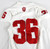 Indiana Hoosiers #36 Game Used White Jersey Football NP Rem M 171