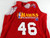 1990s Atlanta Hawks #46 Game Used Red Practice Jersey XXXL 712