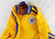 2000s Golden State Warriors Game Issued Yellow Warm Up Jacket HWC 4XL 699
