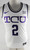 2022-23 Texas Christian Frogs #2 Game Issued White Jersey Womens Basketball M 9