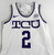 2022-23 Texas Christian Frogs #2 Game Issued White Jersey Womens Basketball M 9