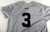 2021 Long Beach State Dirtbags #3 Game Used Grey Jersey Baseball L 691