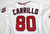 2022 Washington Nationals Geraldo Carrillo #80 Game Issued P Used White Jersey 8