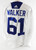 2017-18 Tampa Bay Lightning Walker #61 Game Used White Practice Jersey 54 8