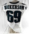 2023 Philadelphia Eagles Landon Dickerson #69 Game Used White Jersey Davious 3