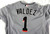 2013 Miami Marlins Valdez #1 Game Issued Grey Jersey 46 967