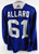 2024 Tampa Bay Lightning Tristan Allard #61 Game Used Blue Practice Jersey TC 58