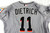 Miami Marlins Derek Dietrich #11 Game Issued Grey Jersey 46 969