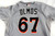 Miami Marlins Edgar Olmos #67 Game Used Grey Jersey 46 971