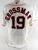 2014 Houston Astros Robbie Grossman #19 Game Used White Jersey Los Astros 8