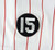 2021 Philadelphia Phillies Matt Moore #31 Game Used White Jersey 15th Patch 4 K