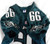 1990s Philadelphia Eagles Scott Simonson #66 Game Issued Green Jersey 48 945