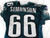 1990s Philadelphia Eagles Scott Simonson #66 Game Issued Green Jersey 48 945