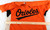 2007-08 Baltimore Orioles Rivera #45 Game Used Orange Jersey BP ST 48 458